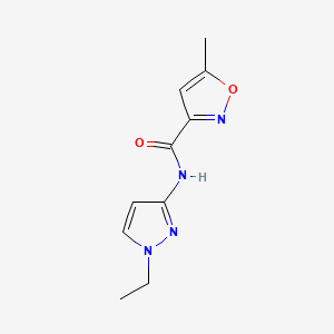 N-(1-ethyl-1H-pyrazol-3-yl)-5-methyl-1,2-oxazole-3-carboxamide