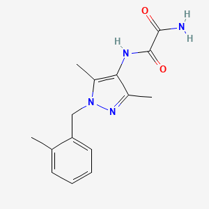 N-[3,5-dimethyl-1-(2-methylbenzyl)-1H-pyrazol-4-yl]ethanediamide