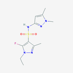 N-(1,5-Dimethyl-1H-pyrazol-3-yl)-1-ethyl-5-fluoro-3-methyl-1H-pyrazole-4-sulfonamide