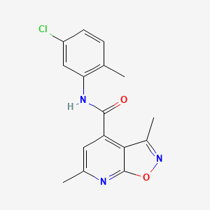 N-(5-chloro-2-methylphenyl)-3,6-dimethyl[1,2]oxazolo[5,4-b]pyridine-4-carboxamide