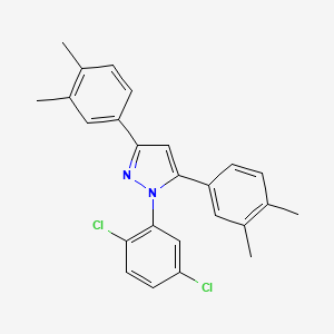 1-(2,5-dichlorophenyl)-3,5-bis(3,4-dimethylphenyl)-1H-pyrazole