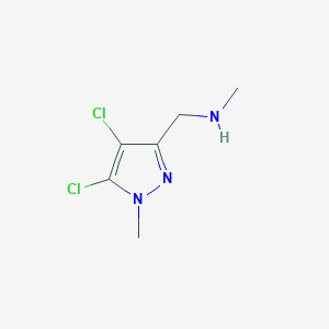 N-[(4,5-Dichloro-1-methyl-1H-pyrazol-3-YL)methyl]-N-methylamine