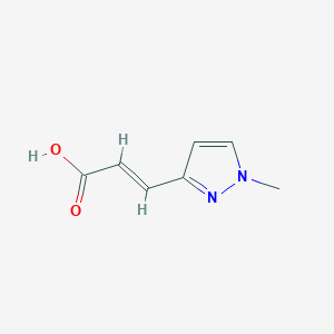 (2E)-3-(1-methyl-1H-pyrazol-3-yl)prop-2-enoic acid