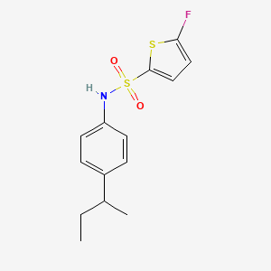 N-(4-(sec-Butyl)phenyl)-5-fluorothiophene-2-sulfonamide