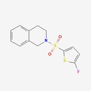 2-[(5-Fluorothiophen-2-yl)sulfonyl]-1,2,3,4-tetrahydroisoquinoline