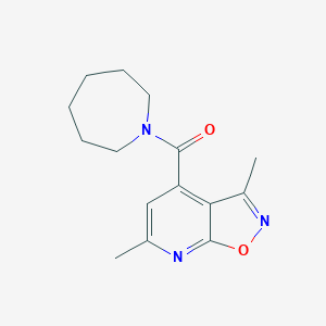 Azepan-1-yl(3,6-dimethyl[1,2]oxazolo[5,4-b]pyridin-4-yl)methanone