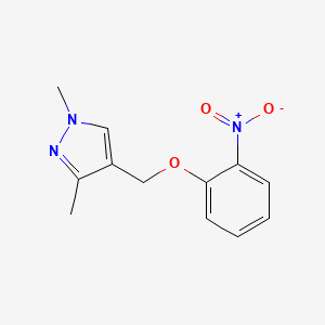 1,3-Dimethyl-4-((2-nitrophenoxy)methyl)-1H-pyrazole