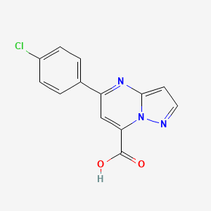 5-(4-Chlorophenyl)pyrazolo[1,5-a]pyrimidine-7-carboxylic acid