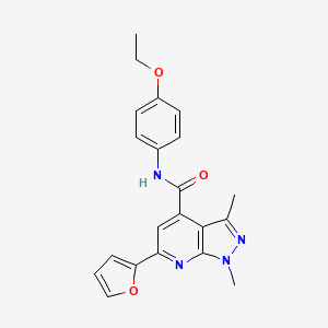 N-(4-ethoxyphenyl)-6-(furan-2-yl)-1,3-dimethyl-1H-pyrazolo[3,4-b]pyridine-4-carboxamide