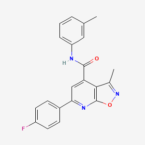 6-(4-fluorophenyl)-3-methyl-N-(3-methylphenyl)[1,2]oxazolo[5,4-b]pyridine-4-carboxamide