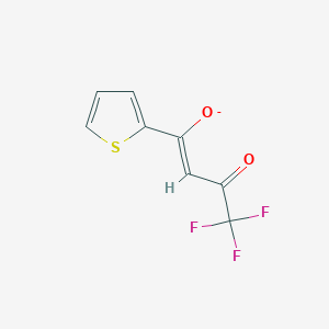 molecular formula C8H4F3O2S- B10918359 Thenoyl trifluoro acetone 