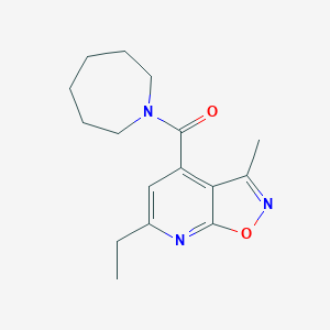 Azepan-1-yl(6-ethyl-3-methyl[1,2]oxazolo[5,4-b]pyridin-4-yl)methanone