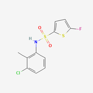 N-(3-Chloro-2-methylphenyl)-5-fluorothiophene-2-sulfonamide