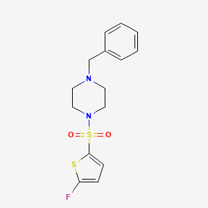 1-Benzyl-4-[(5-fluoro-2-thienyl)sulfonyl]piperazine