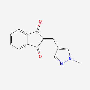 2-[(1-methyl-1H-pyrazol-4-yl)methylidene]-1H-indene-1,3(2H)-dione