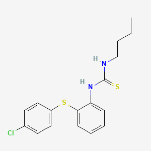 1-Butyl-3-{2-[(4-chlorophenyl)sulfanyl]phenyl}thiourea