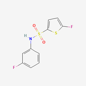 5-Fluoro-N-(3-fluorophenyl)thiophene-2-sulfonamide