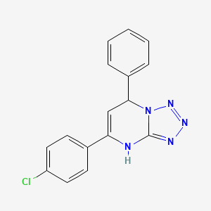 5-(4-Chlorophenyl)-7-phenyl-4,7-dihydrotetrazolo[1,5-a]pyrimidine