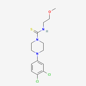 4-(3,4-dichlorophenyl)-N-(2-methoxyethyl)piperazine-1-carbothioamide