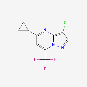 3-Chloro-5-cyclopropyl-7-(trifluoromethyl)pyrazolo[1,5-a]pyrimidine