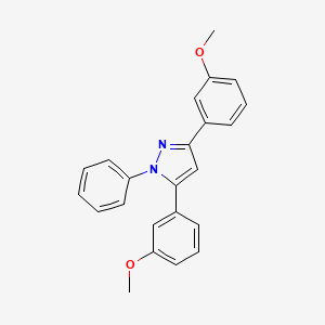 3,5-bis(3-methoxyphenyl)-1-phenyl-1H-pyrazole