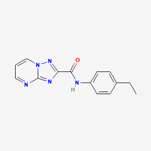 N-(4-ethylphenyl)[1,2,4]triazolo[1,5-a]pyrimidine-2-carboxamide