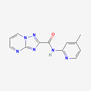 N-(4-methylpyridin-2-yl)[1,2,4]triazolo[1,5-a]pyrimidine-2-carboxamide