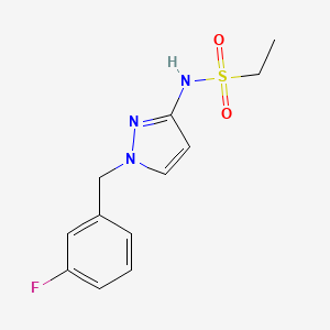 N-[1-(3-fluorobenzyl)-1H-pyrazol-3-yl]ethanesulfonamide