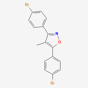 3,5-Bis(4-bromophenyl)-4-methylisoxazole