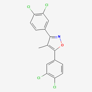 3,5-Bis(3,4-dichlorophenyl)-4-methylisoxazole