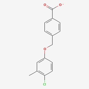 4-[(4-Chloro-3-methylphenoxy)methyl]benzoate