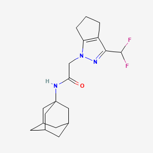 N~1~-(1-Adamantyl)-2-[3-(difluoromethyl)-5,6-dihydrocyclopenta[C]pyrazol-1(4H)-YL]acetamide