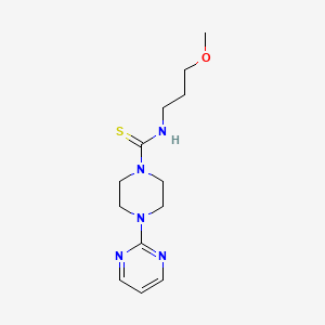 N-(3-methoxypropyl)-4-(pyrimidin-2-yl)piperazine-1-carbothioamide