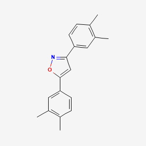 molecular formula C19H19NO B10920625 3,5-Bis(3,4-dimethylphenyl)isoxazole 