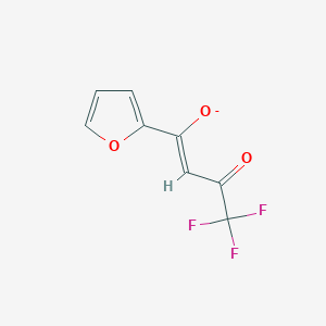 (2E)-1,1,1-trifluoro-4-(furan-2-yl)-4-oxobut-2-en-2-olate