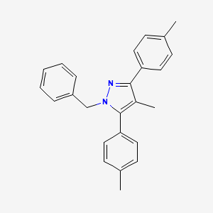 1-benzyl-4-methyl-3,5-bis(4-methylphenyl)-1H-pyrazole