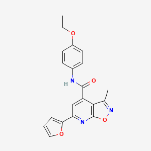 N-(4-ethoxyphenyl)-6-(furan-2-yl)-3-methyl[1,2]oxazolo[5,4-b]pyridine-4-carboxamide