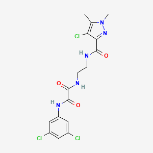 N-(2-{[(4-chloro-1,5-dimethyl-1H-pyrazol-3-yl)carbonyl]amino}ethyl)-N'-(3,5-dichlorophenyl)ethanediamide