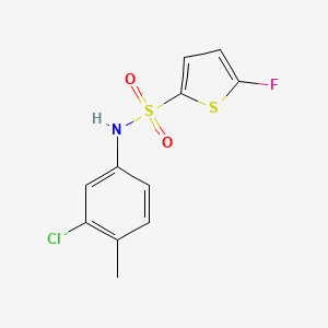 N-(3-Chloro-4-methylphenyl)-5-fluorothiophene-2-sulfonamide