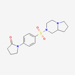 1-[4-(hexahydropyrrolo[1,2-a]pyrazin-2(1H)-ylsulfonyl)phenyl]pyrrolidin-2-one