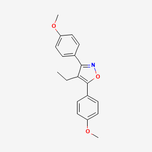 4-Ethyl-3,5-bis(4-methoxyphenyl)-1,2-oxazole