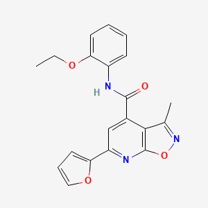 N-(2-ethoxyphenyl)-6-(furan-2-yl)-3-methyl[1,2]oxazolo[5,4-b]pyridine-4-carboxamide