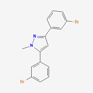 3,5-bis(3-bromophenyl)-1-methyl-1H-pyrazole