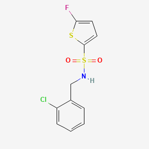 N-(2-Chlorobenzyl)-5-fluorothiophene-2-sulfonamide