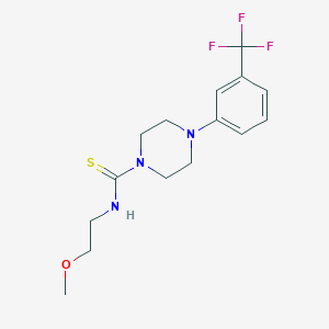 N-(2-methoxyethyl)-4-[3-(trifluoromethyl)phenyl]piperazine-1-carbothioamide