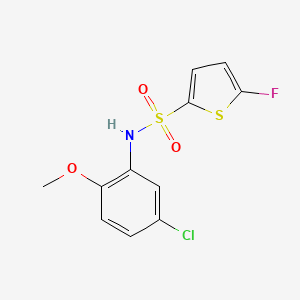 N-(5-Chloro-2-methoxyphenyl)-5-fluorothiophene-2-sulfonamide