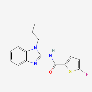 5-Fluoro-N-(1-propyl-1H-benzo[d]imidazol-2-yl)thiophene-2-carboxamide