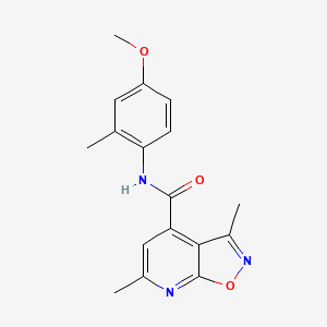 N-(4-methoxy-2-methylphenyl)-3,6-dimethyl[1,2]oxazolo[5,4-b]pyridine-4-carboxamide