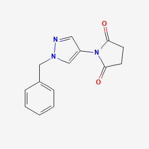 1-(1-benzyl-1H-pyrazol-4-yl)pyrrolidine-2,5-dione