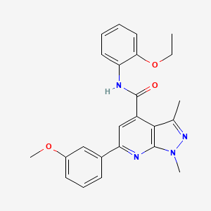 N-(2-ethoxyphenyl)-6-(3-methoxyphenyl)-1,3-dimethyl-1H-pyrazolo[3,4-b]pyridine-4-carboxamide